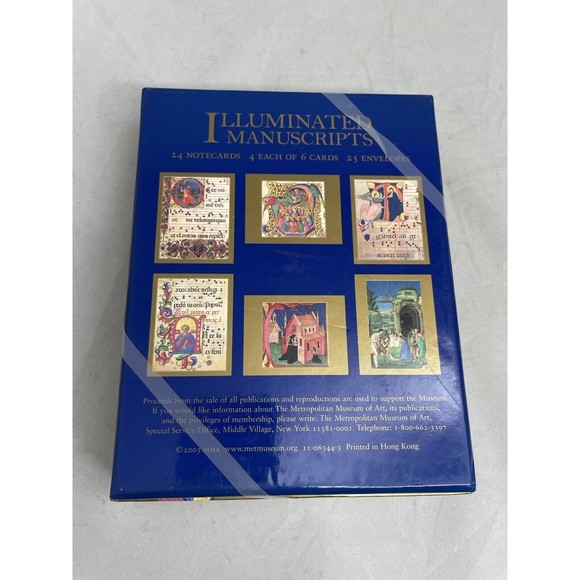 Metropolitan Museum Of Art Illuminated Manuscript Notecards Envelopes MMA - Picture 2 of 4